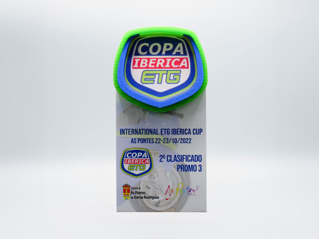 Custom Trophy - 2nd Classified Promo 3 International ETG Iberica Cup 2022