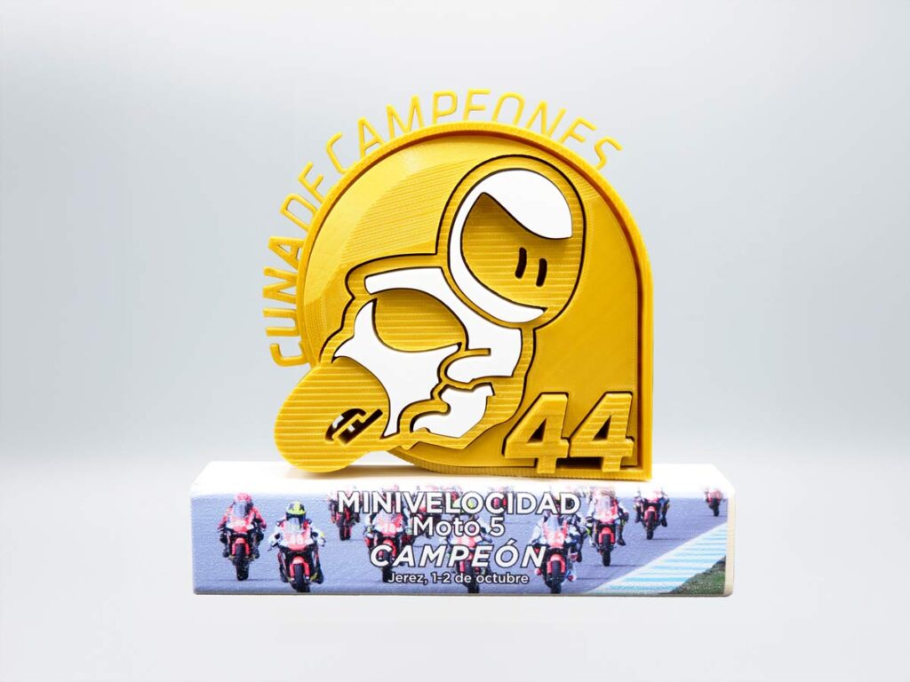 Custom Trophy - Cradle of Champions 44 Mini Speed Moto 5 Valencia