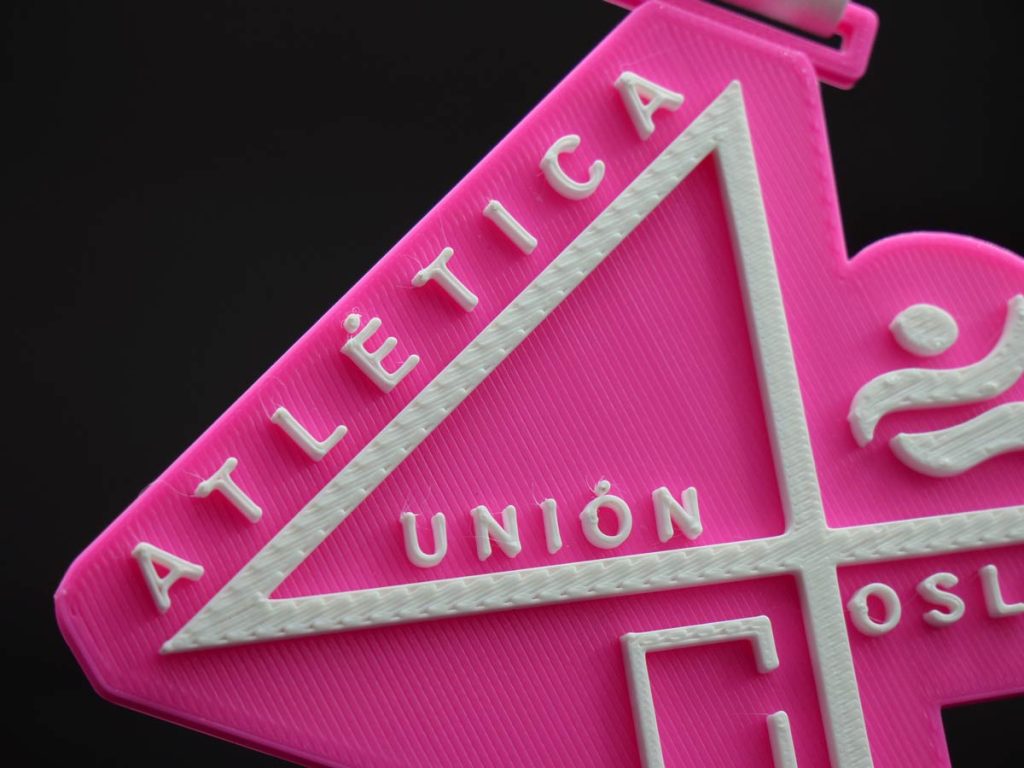 Custom Medal Detail - Athletic Union Coslada