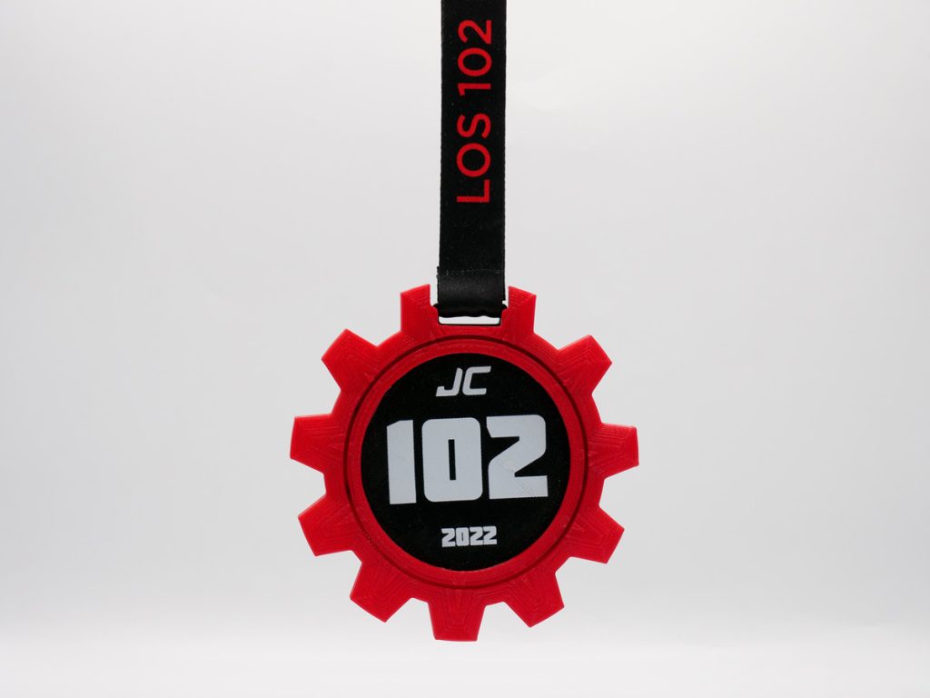 Custom Medals - JC The 102 of the Regio 2022