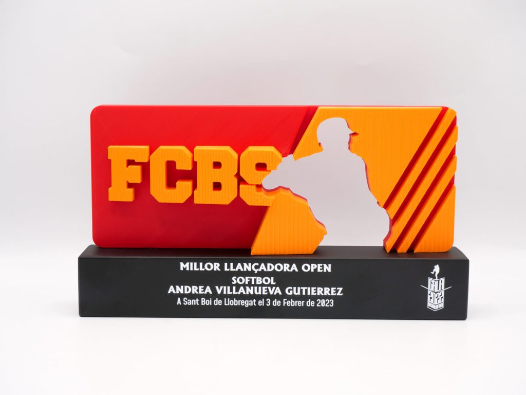 Custom Trophy - Best Open Softball FCBS Pitcher