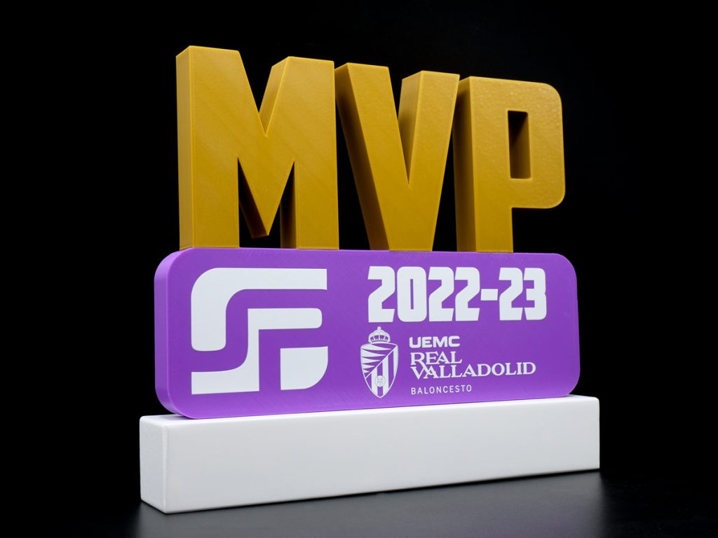Custom Right Side Trophy - UEMC MVP Real Valladolid Baloncesto 2022
