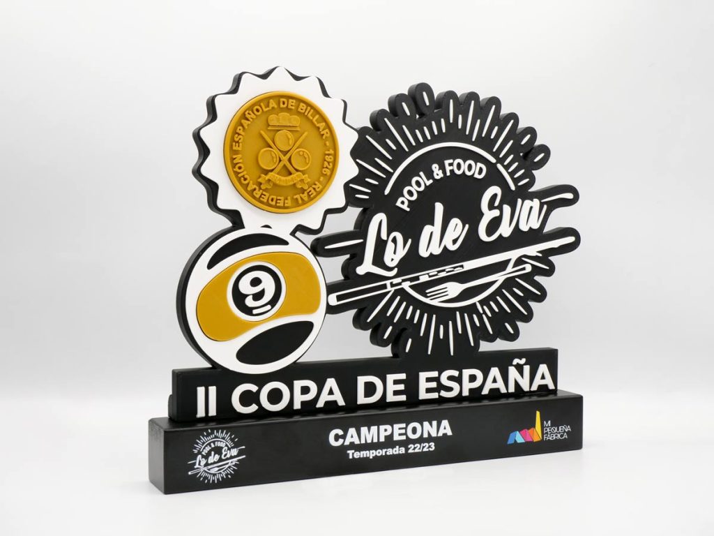 Custom Right Side Trophy - Champion II Spanish Cup 2022