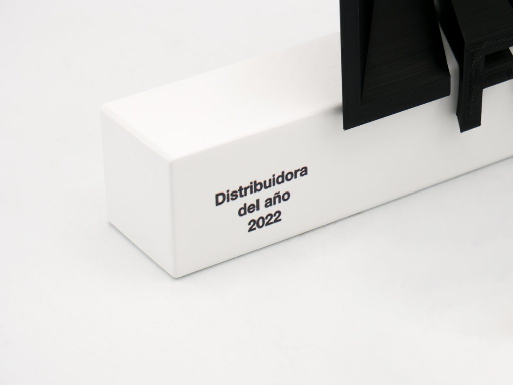 Custom Trophy Base Detail - Distributor of the Year FECE Sony Pictures 2022
