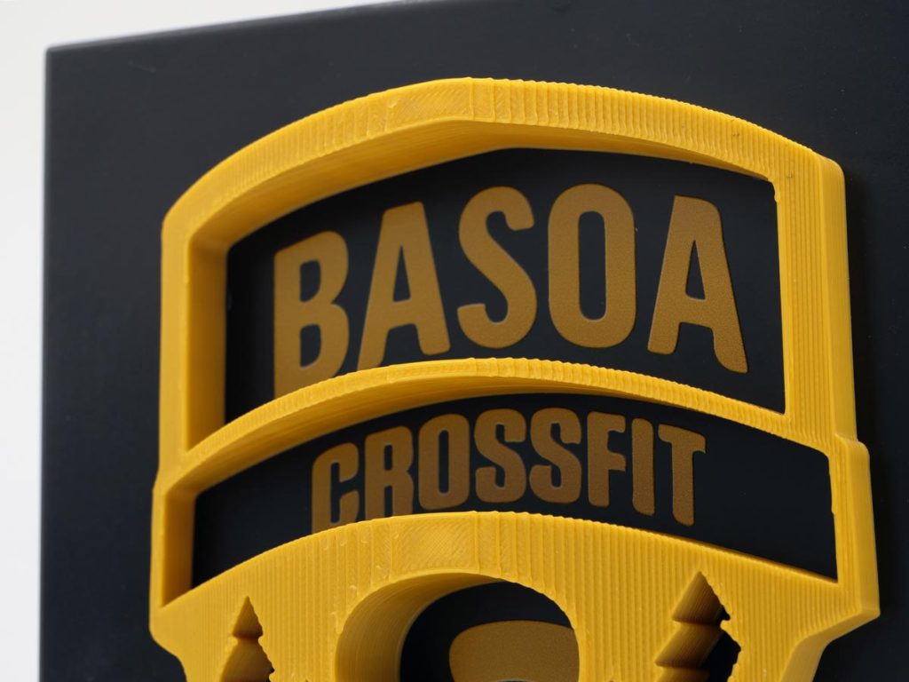 Custom Trophy Detail - 1st Place Basoa Crossfit Games 2022