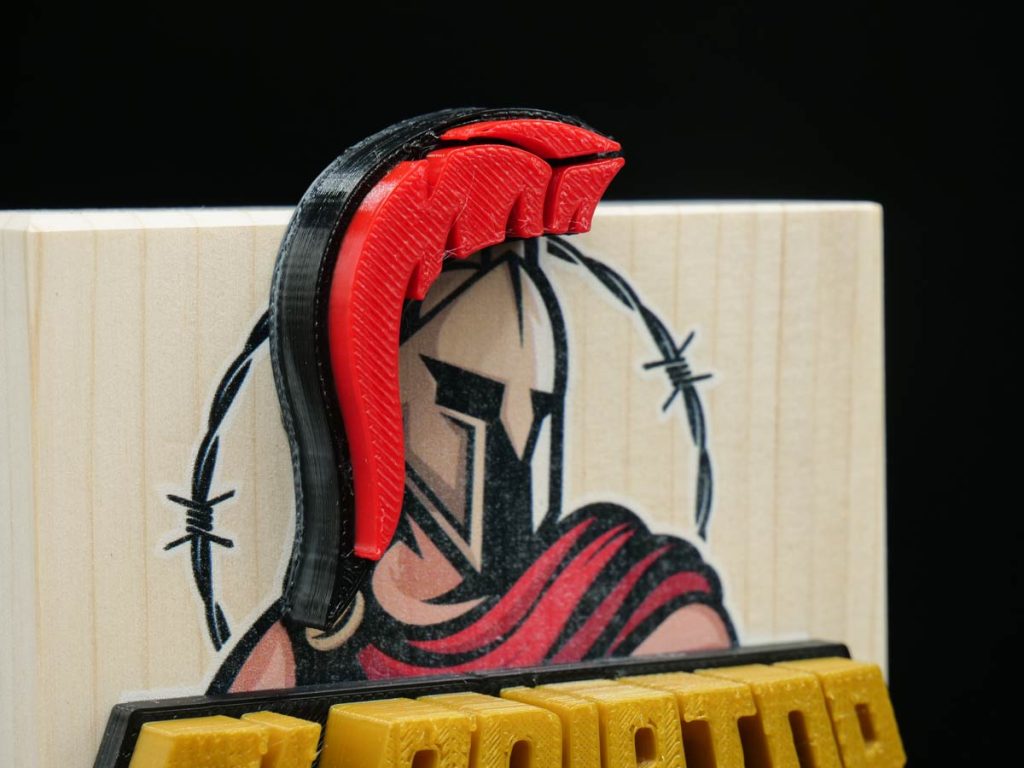 Custom Trophy Detail - Second for Teams Gladiator Race