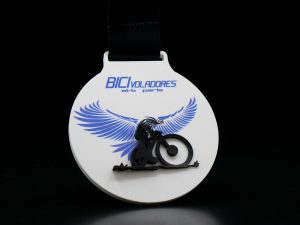 Custom Right Side Medal - 25th Anniversary Bici Voladores MTB Parla