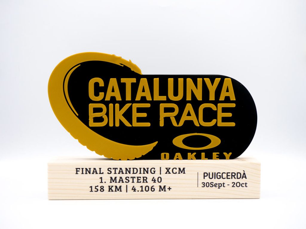 Custom Trophy - I Master 40 Final Standing XCM Catalunya Bike Race