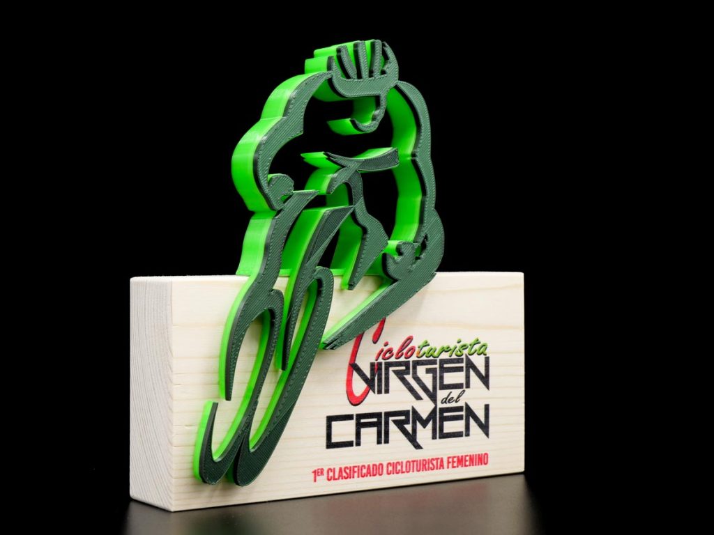 Custom Right Side Trophy - Virgen del Carmen Women's Cycling Tour