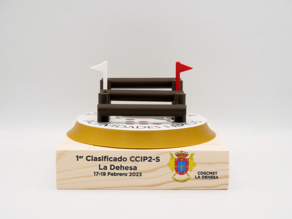Custom Trophy - 1st Classified CCIP2-S Military Sports Center La Dehesa