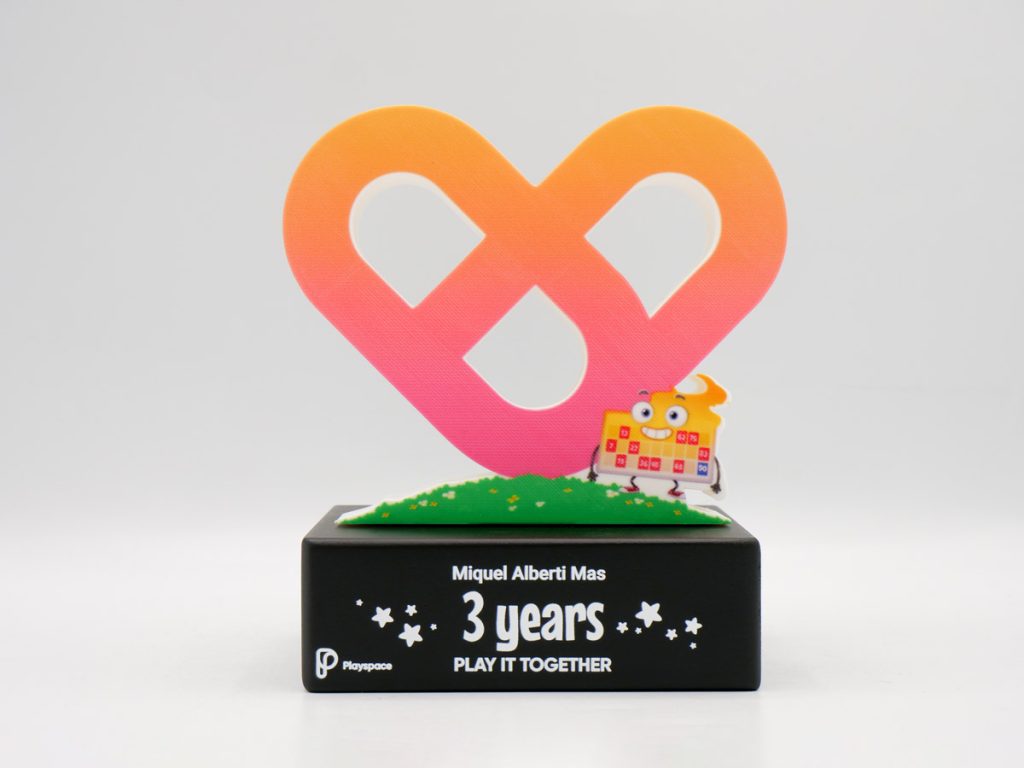 Custom Trophy - 3 Years Play It Together Playspace