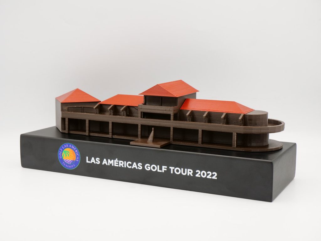 Custom Left Side Trophy - Las Americas Golf Tour 2022