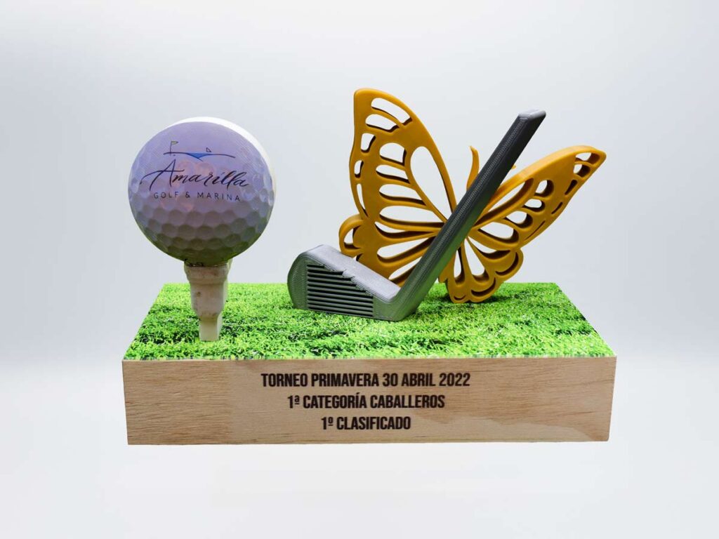 Custom Trophy - Primavera Amarilla Golf & Marina 2022 Tournament