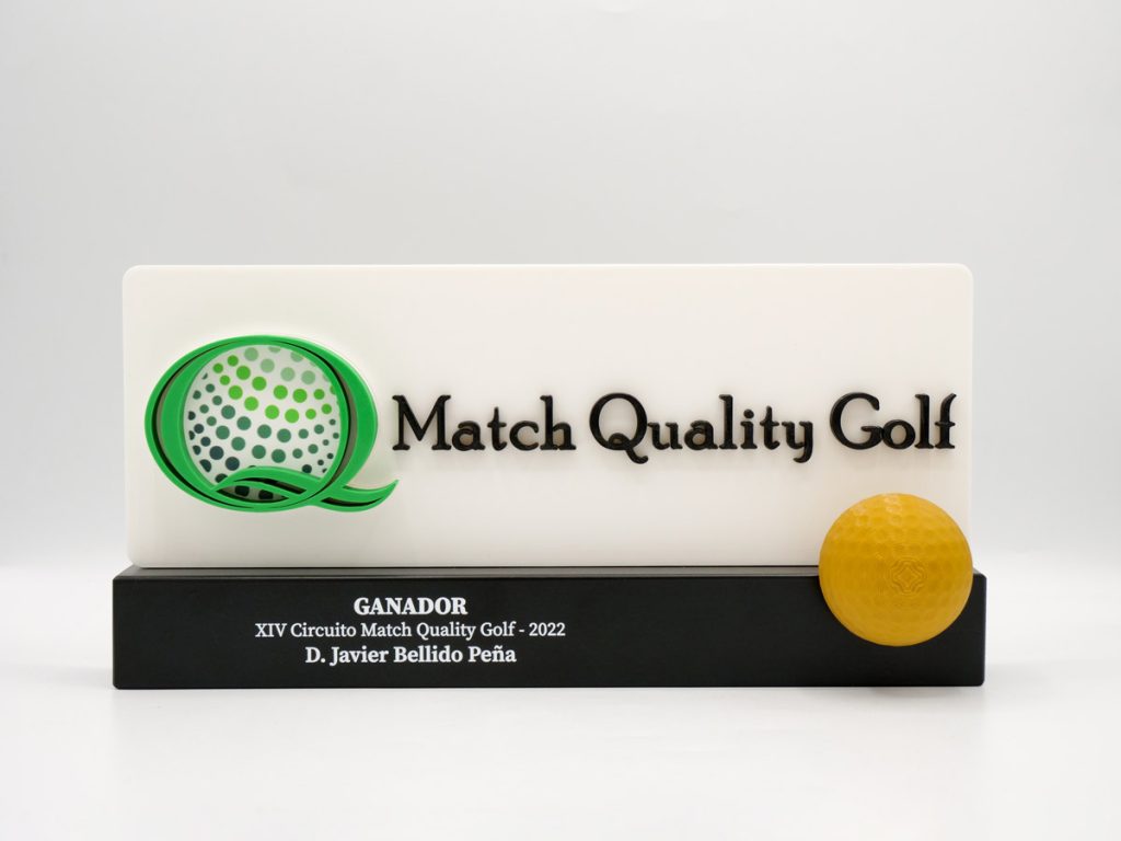 Custom Trophy - Winner XIV Match Quality Golf Tour 2022