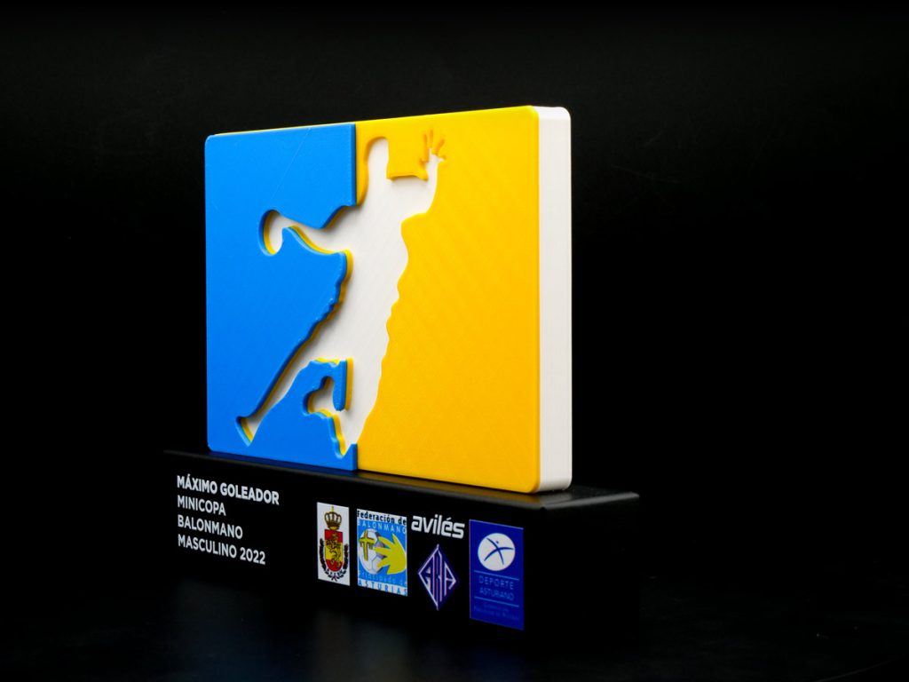 Custom Left Side Trophy - Top Scorer Minicopa Handball Men 2022