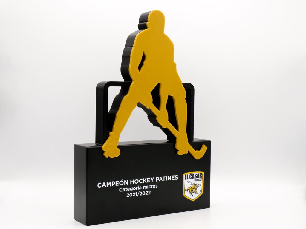 Custom Right Side Trophy - Champion Roller Hockey El Casar Hockey 2022