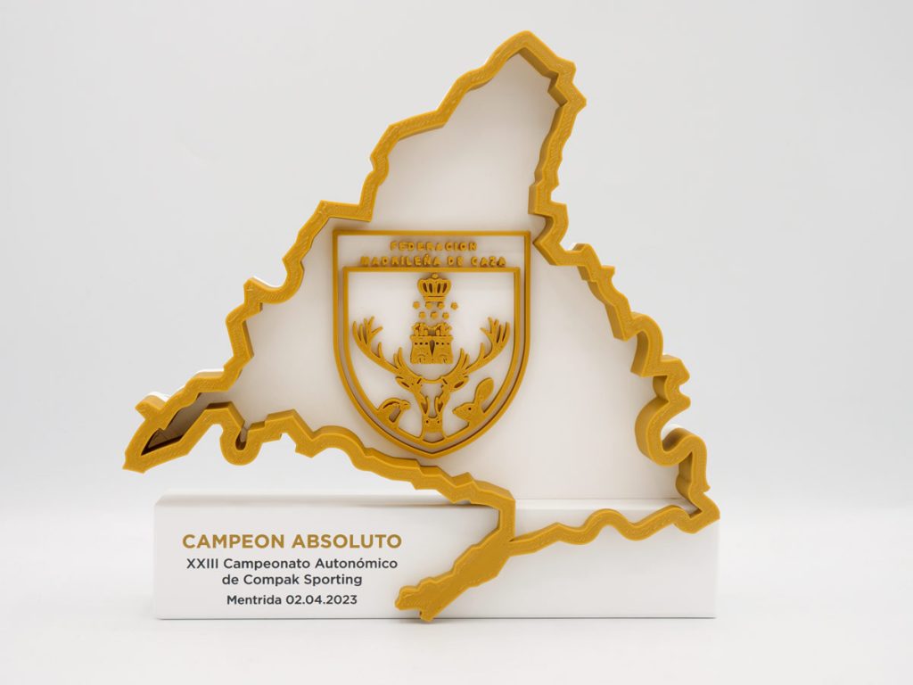 Custom Trophy - Absolute Champion XXIII Compak Sporting Auntonomic Championship 2023