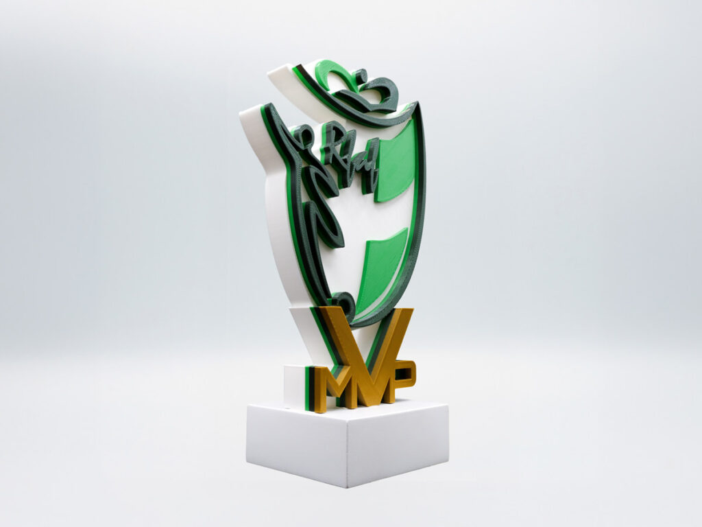 Custom Right Side Trophy - Royal Andalusian Football Federation MVP