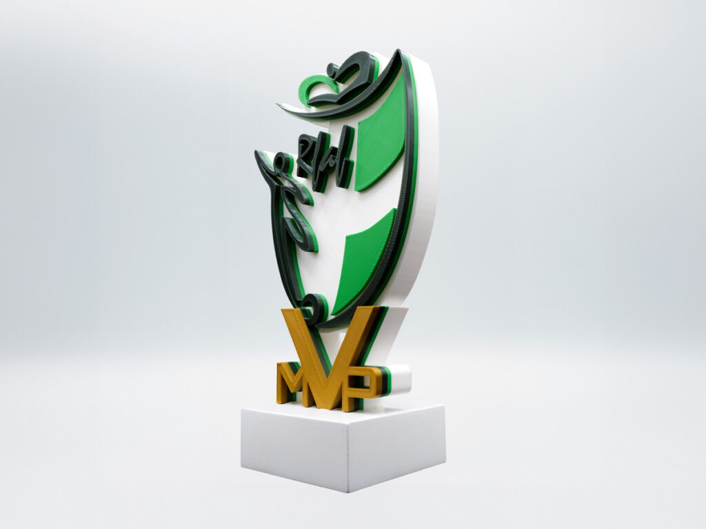 Custom Trophy Detail - Royal Andalusian Football Federation MVP