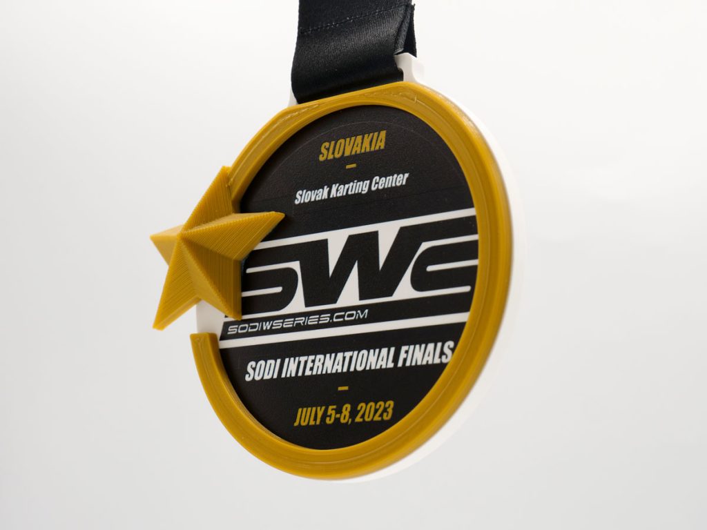 Custom Left Side Medal - Slovak Karting Center Soci International Finals 2023