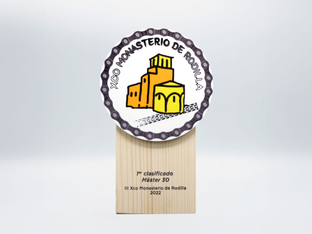 Custom Trophy - 1st Classified Master 30 III Xco Monasterio de Rodilla 2022