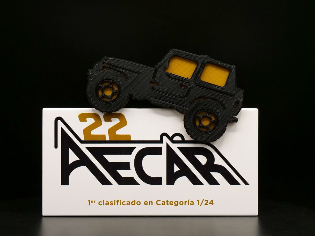Custom Trophy - 1st Classified in Category 1 4 AECAR 22