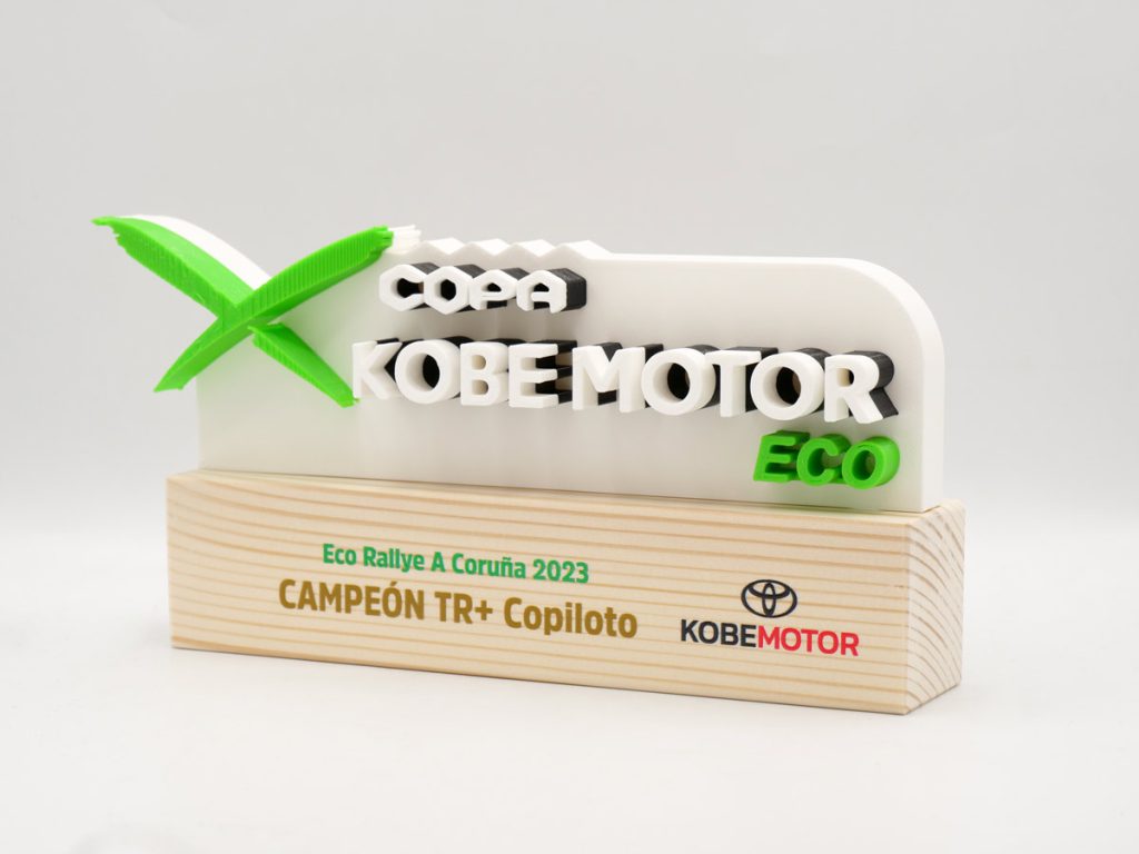 Custom Left Side Trophy - TR Champion + Co-driver Kobe Motor Eco Cup 2023