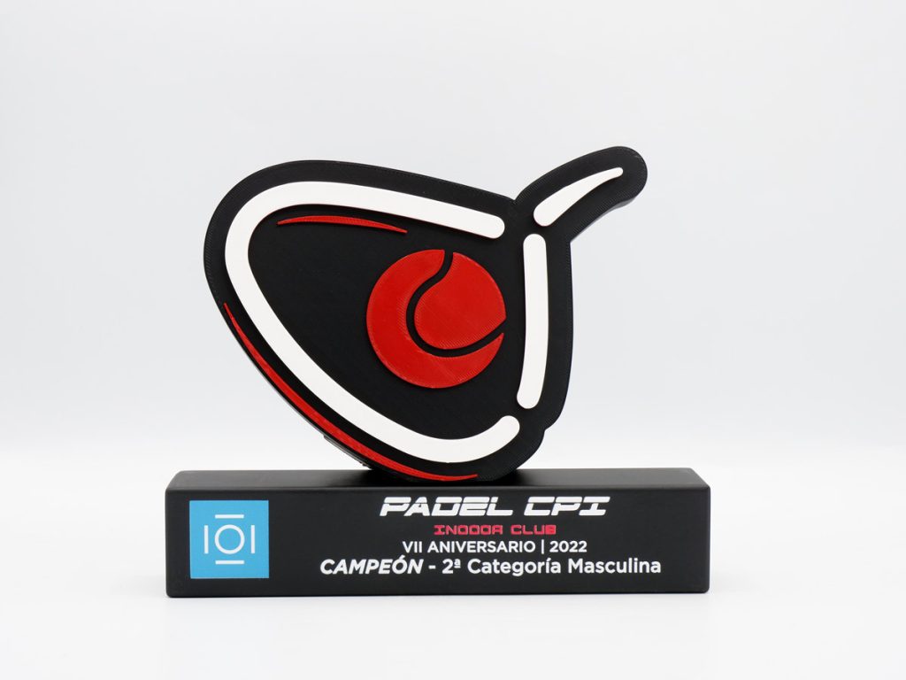 Custom Trophy - Champion 2nd Men Category VII Anniversary Padel CPI Indoor Club 2022