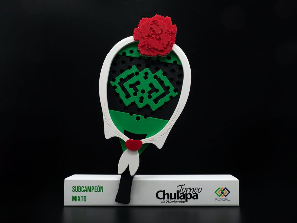 Custom Trophy - Mixed Runner-up Chulapa de Alcobendas FUNDAL Tournament