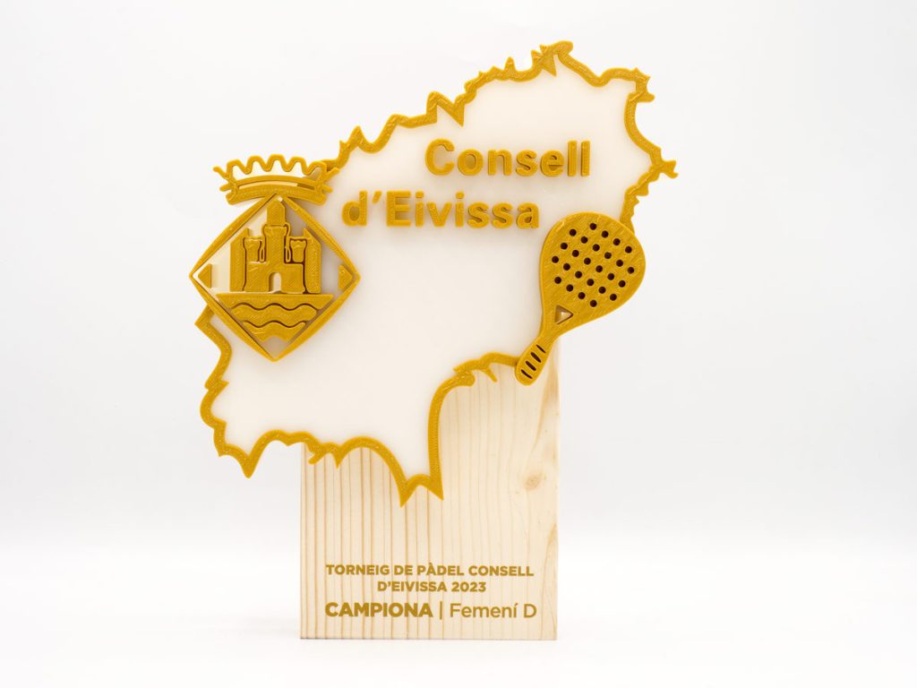Custom Trophy - Women's Champion D Torneig de Pàdel Consell D'Eivissa 2023