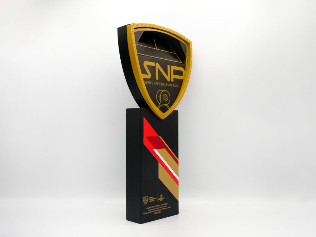 Custom Right Side Trophy - Women's Future Champion Zonal Regular League Galicia North Padel National Series 2023