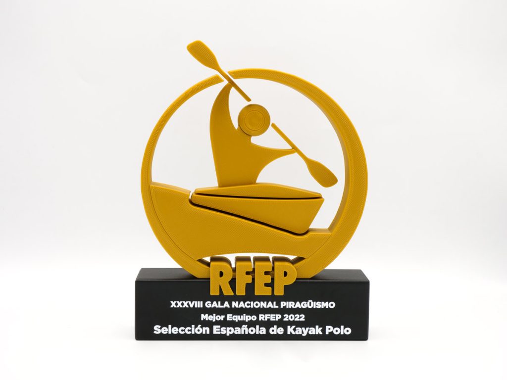 Custom Trophy - Best Team RFEP XXXVIII National Canoeing Gala 2022