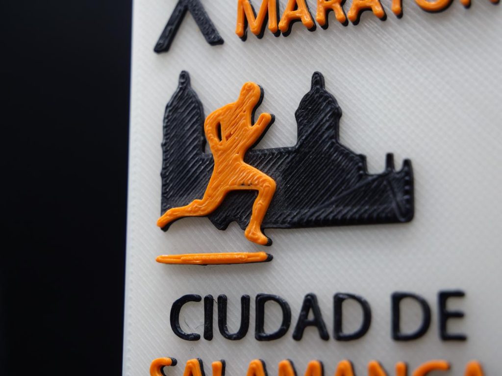 Custom Medal Detail - X City of Salamanca Half Marathon