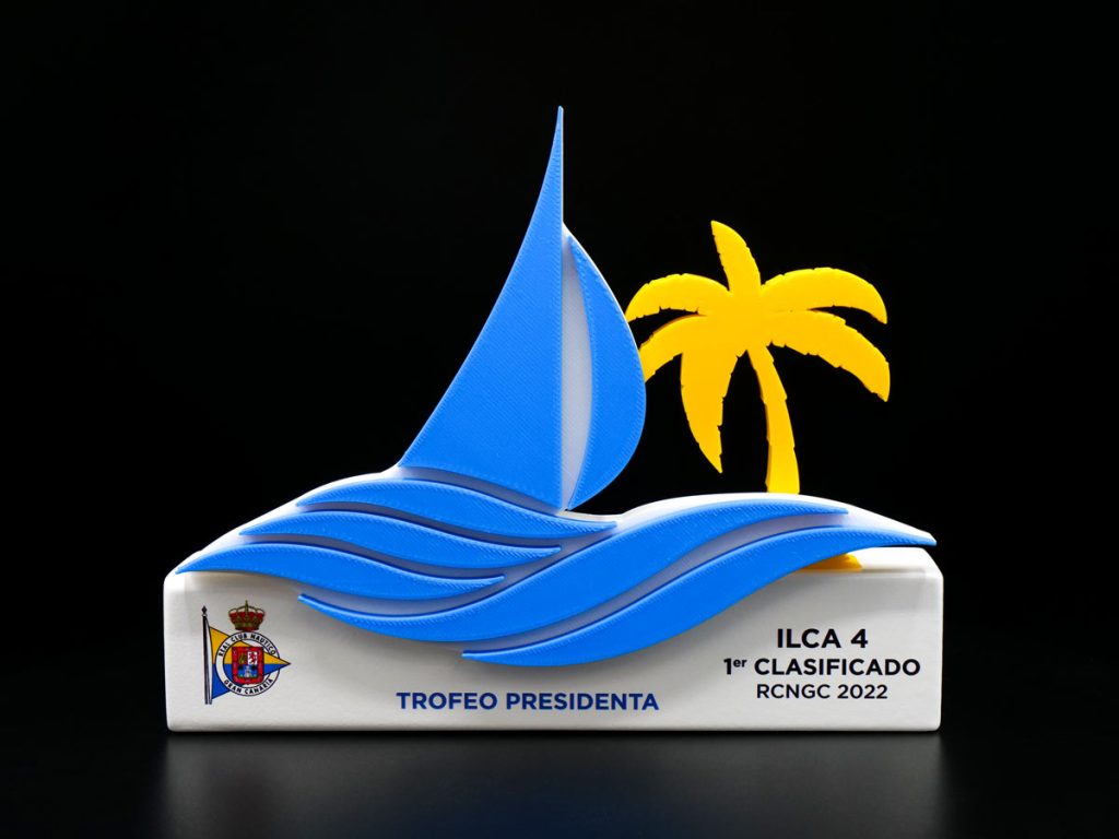 Custom Trophy - 1st Classified ILCA 4 Real Club Náutico Gran Canaria
