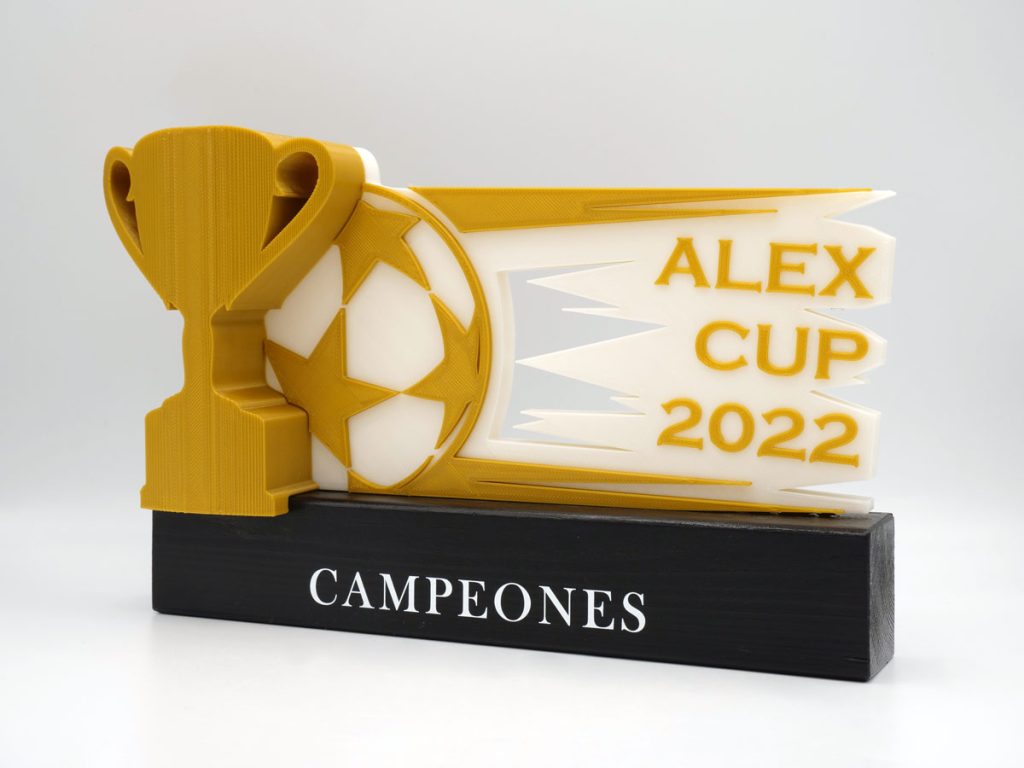 Custom Left Side Trophy - Alex Cup 2022 Champions