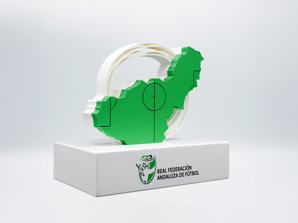 Custom Right Side Trophy - Royal Andalusian Football Federation