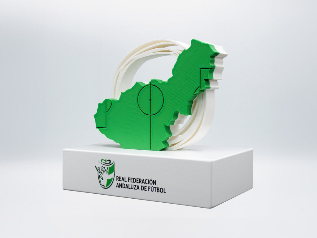 Custom Trophy Detail - Royal Andalusian Football Federation