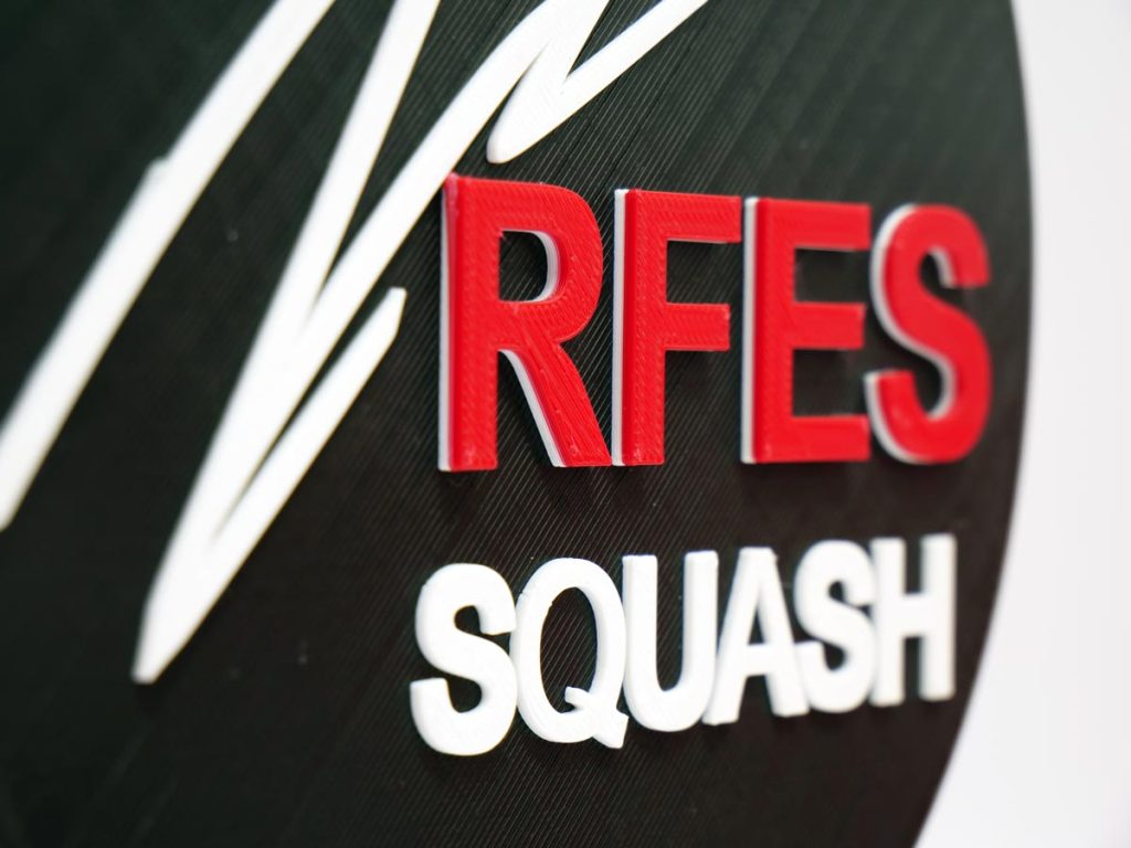 Custom Trophy Detail - RFES Squash