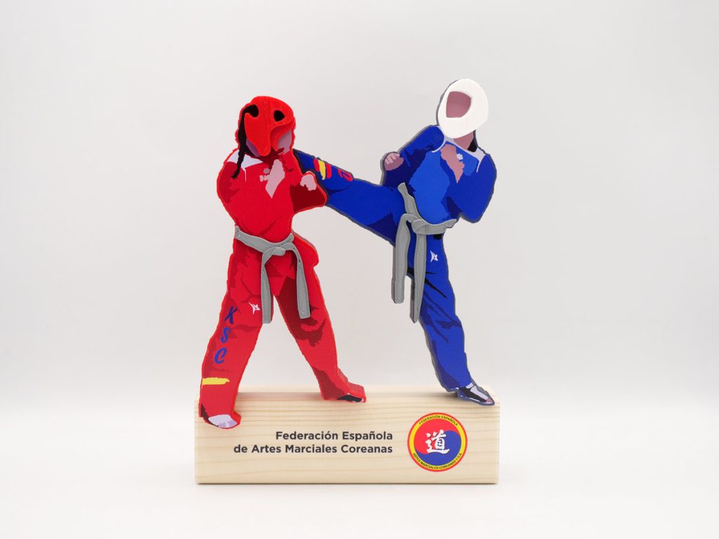 Custom Trophy - Taekwondo Spanish Federation of Korean Martial Arts