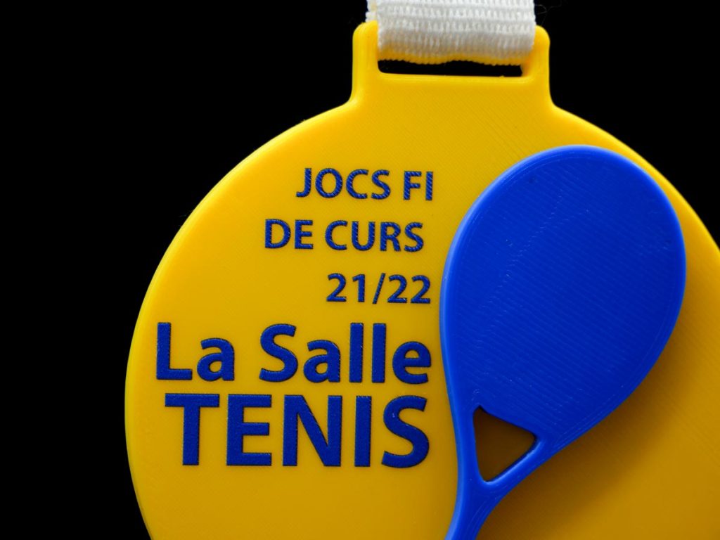 Custom Medal Detail - La Salle Tennis 2022 End of Course Games Champion