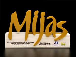 Custom Trophy - Champion Girls' Benjamín Championship of Andalusia Junior Trophy Diputación de Málaga 2022