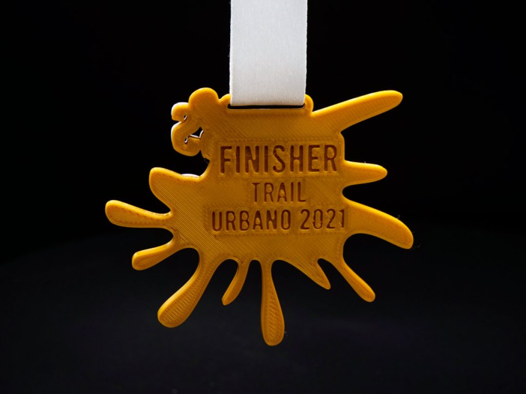 Custom Back Side Medal - Finisher Trail Urbano Cross Series 2021