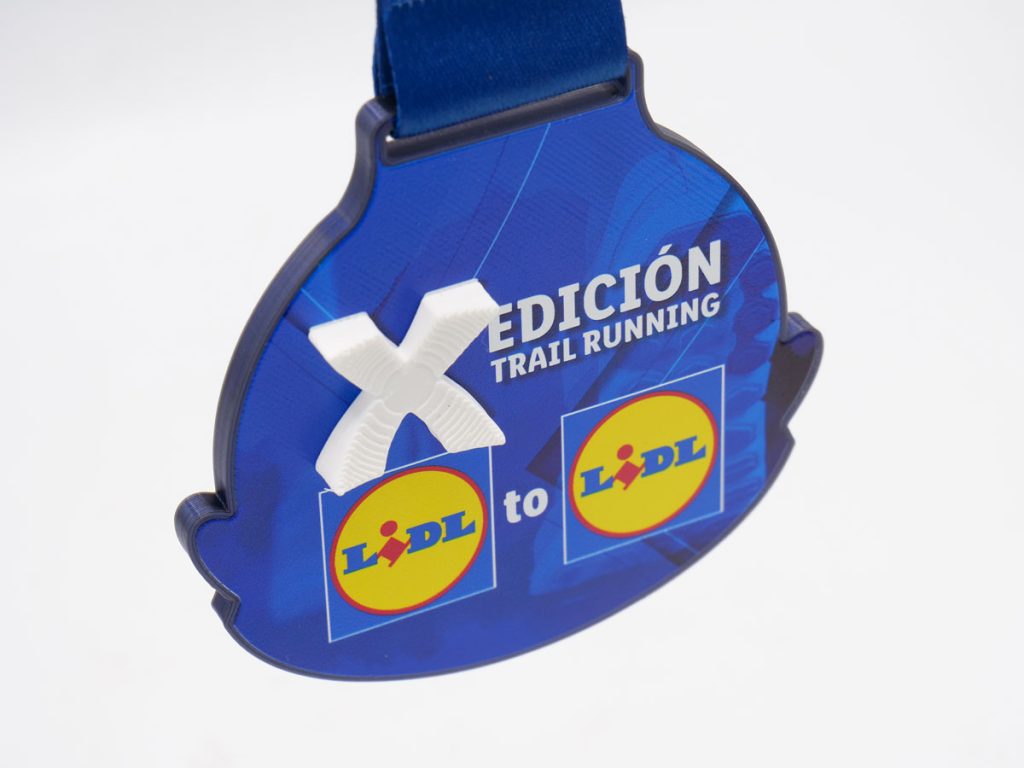 Custom Right Side Medal - Lidl X Edition Trail Running
