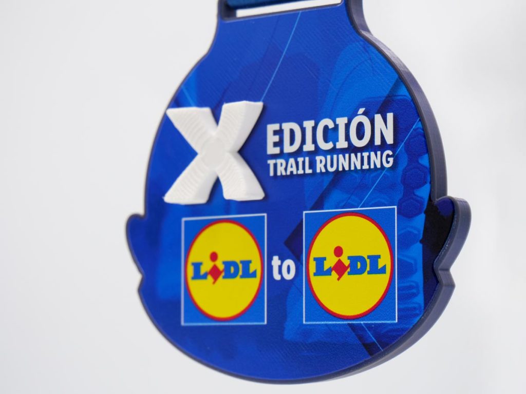 Custom Left Side Medal - Lidl X Edition Trail Running