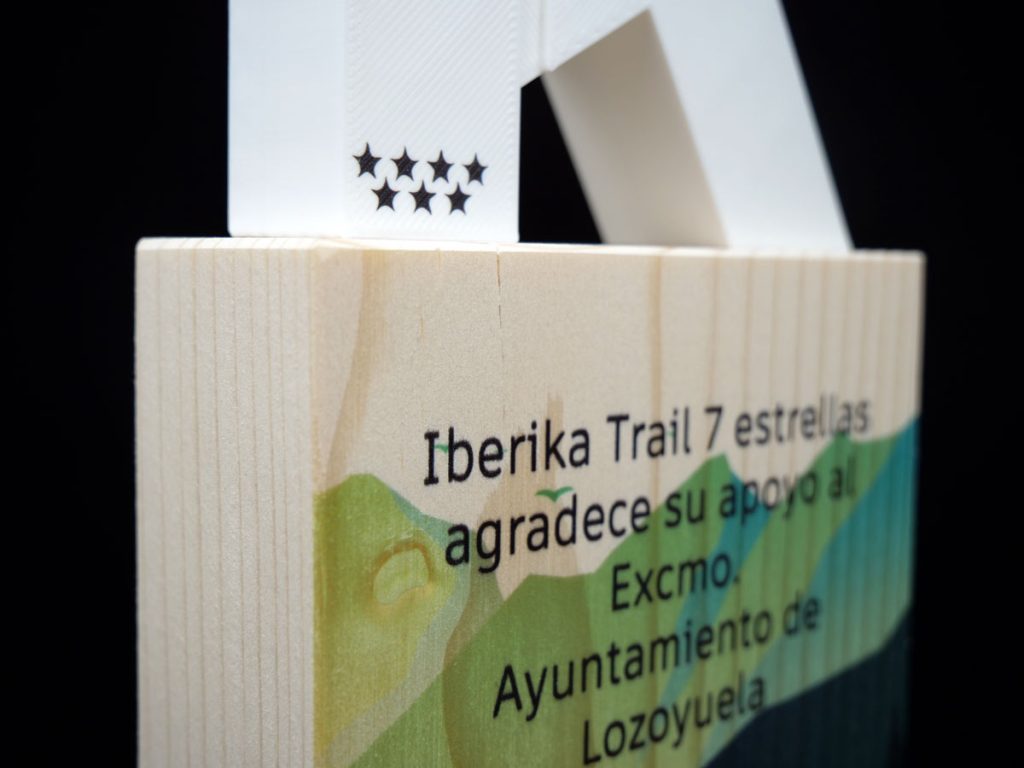 Custom Trophy Detail - Iberika Trail Seven Stars