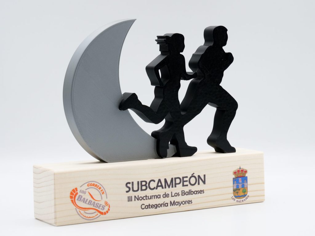 Custom Right Side Trophy - Runner-up III Nocturna de los Balbases