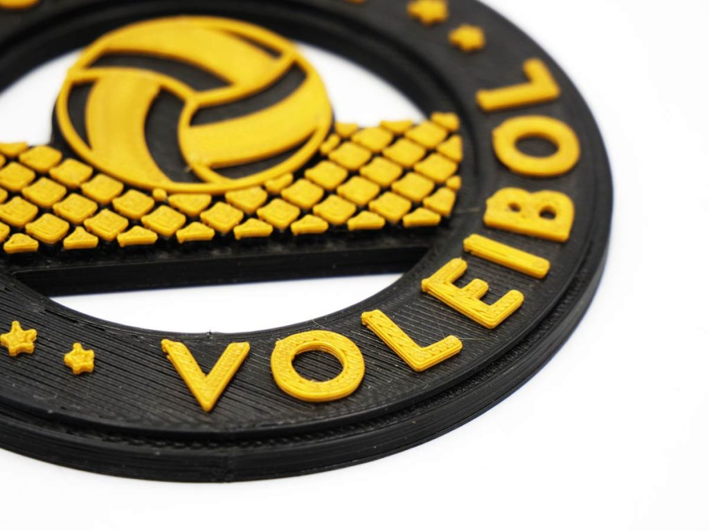 Custom Medal 3D Detail - Galician Volleyball Federation