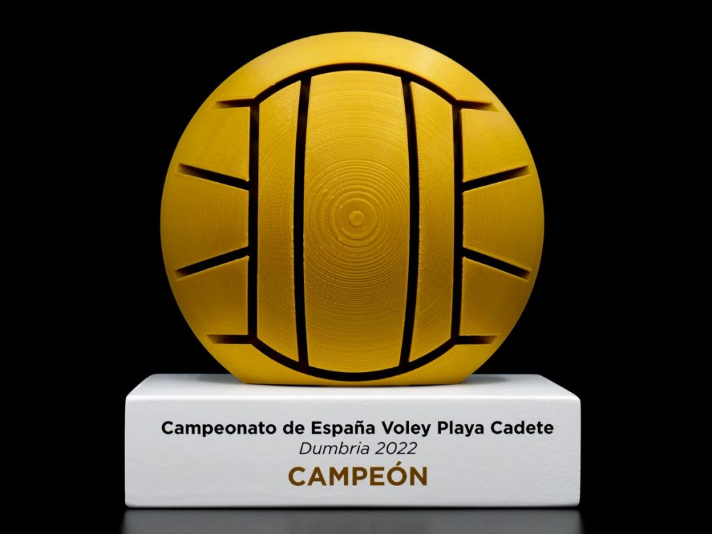 Custom Trophy - Champion of Spain Beach Volleyball Dumbria Cadete 2022