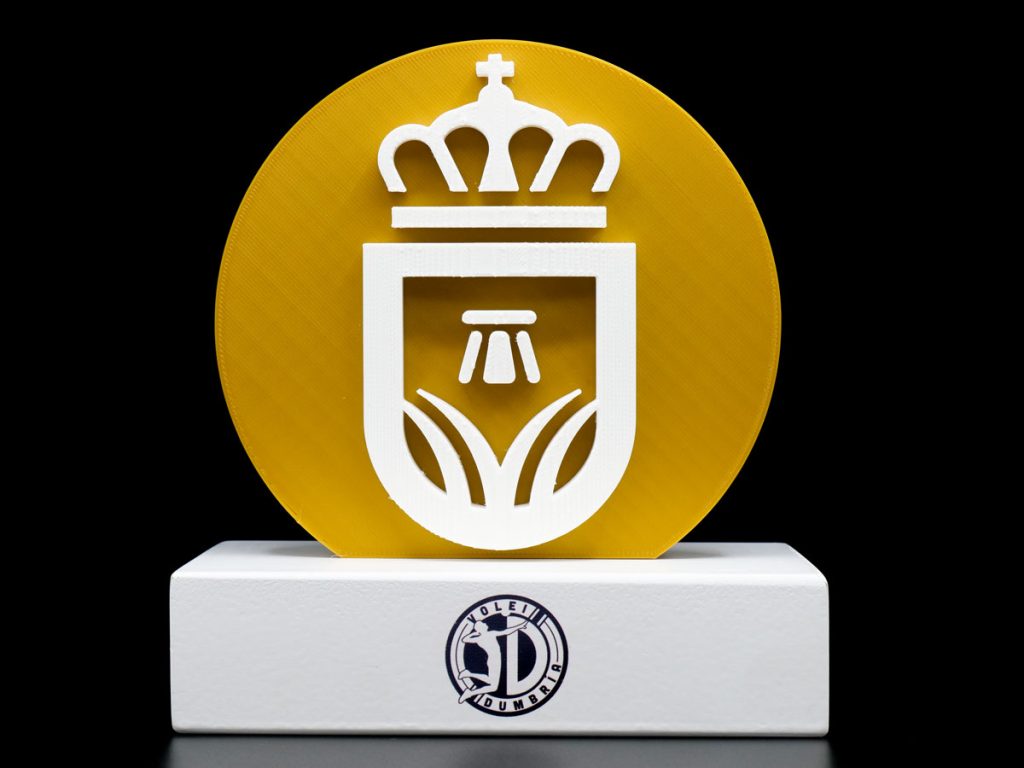 Trofeo Personalizado Lateral - Voley Dumbria