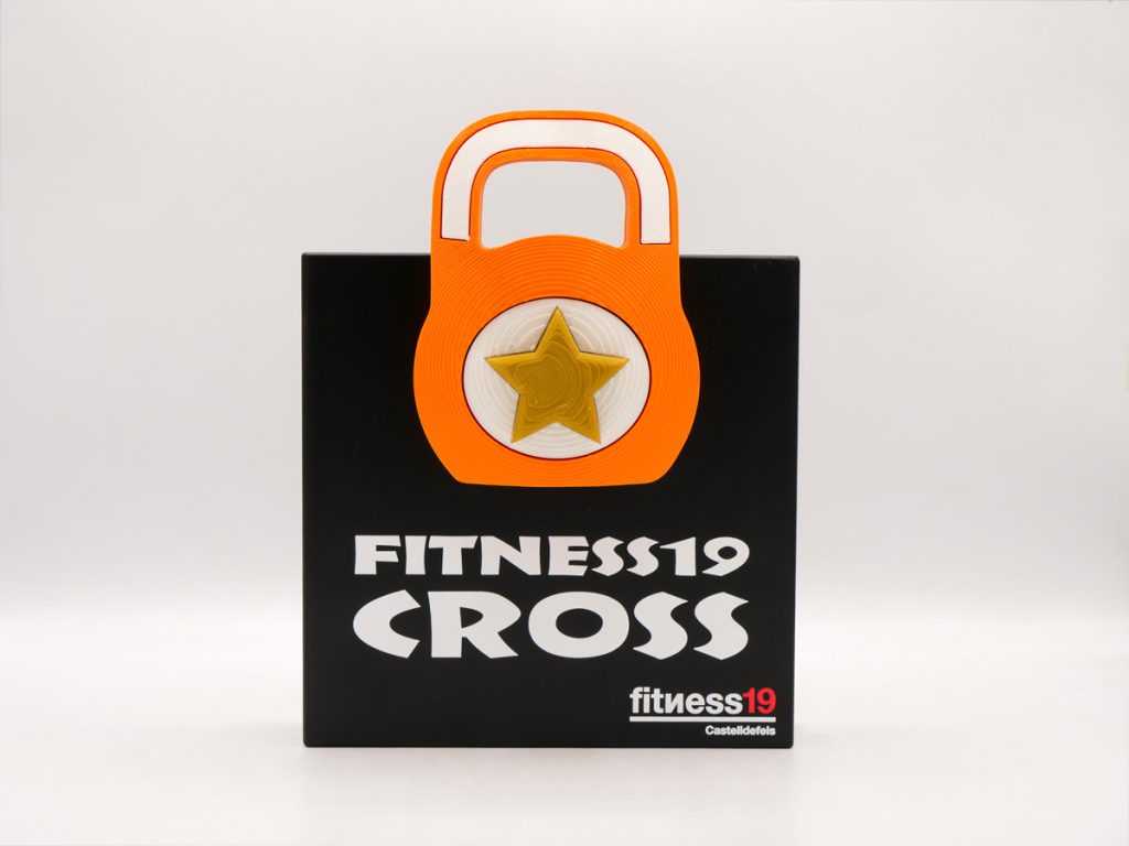 Custom Trophy - 1st Classified Fitness19 Cross 2023